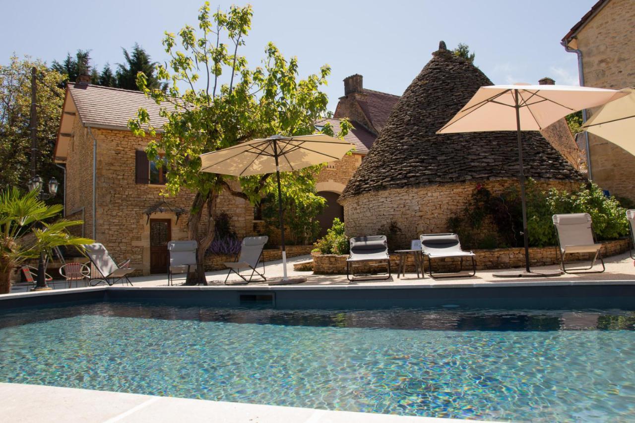 Aux Bories De Marquay, Chambres D'Hotes B&B Avec Piscine Et Spa Pres De Sarlat Екстер'єр фото